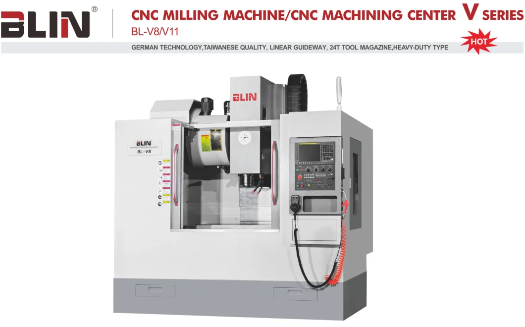 High Quality CNC Machining Center CNC Milling Machine with German Technology (BL-V8/V11)