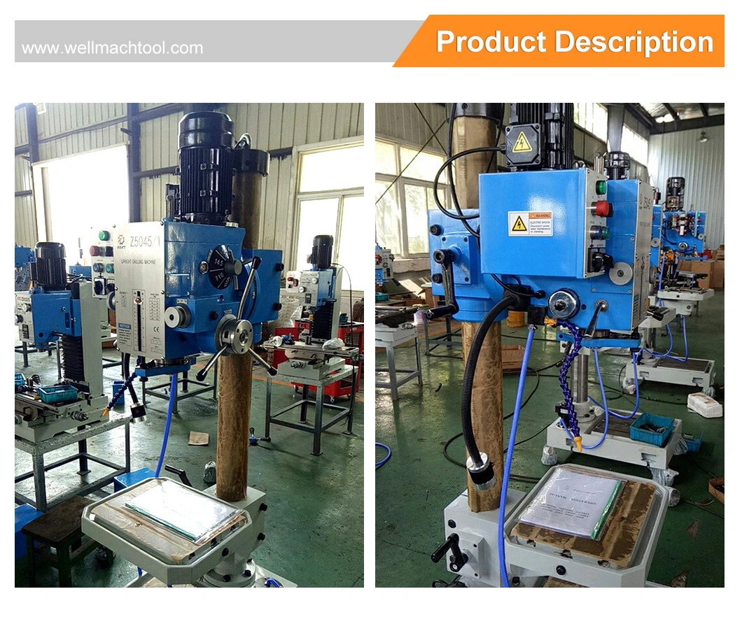 Z5045-1 auto feeding vertical drilling machine with high precision