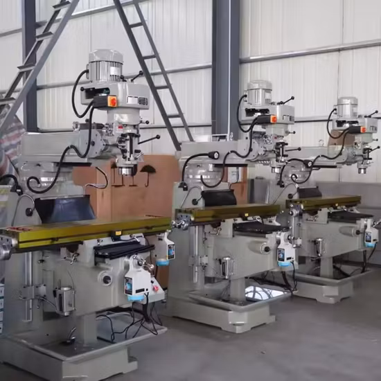 범용 터렛 밀링 머신 X6325 가변 속도 니 밀링 머신